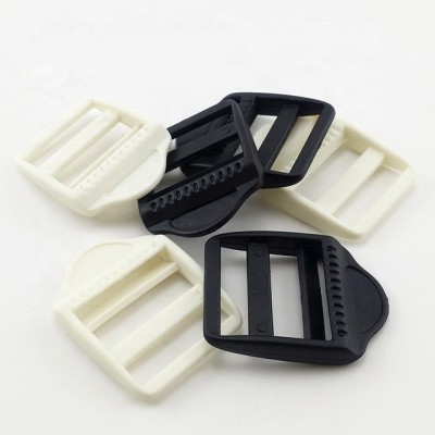 Factory Wholesale Plastic Strap Ladder Lock Release Strap Belt Buckle Adjustable Buckles For Bags Backpacks Garments